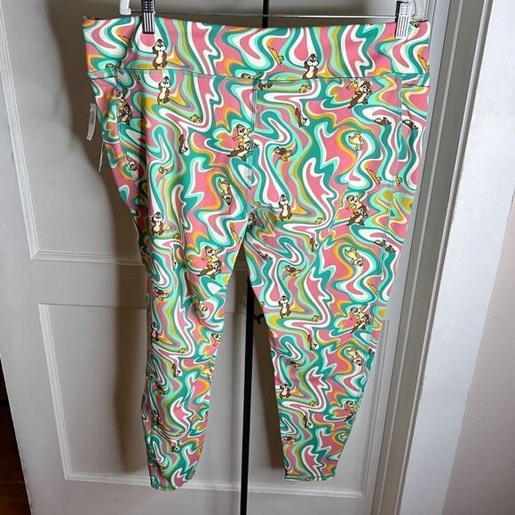 Disney CHIP AND DALE LEGGINGS Plus Size 1X NWT - Picture 6 of 7